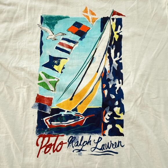 Polo Ralph Lauren Classic Fit Sailboat Jersey Large Save your Wishlist NWOT - Picture 2 of 12